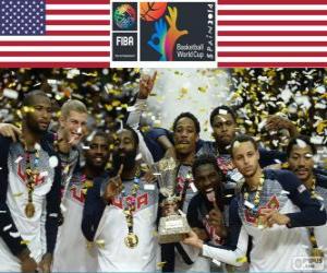 yapboz Amerika Birleşik Devletleri, 2014 FIBA Basketbol Dünya Kupası şampiyonu
